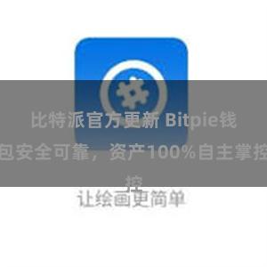 比特派官方更新 Bitpie钱包安全可靠，资产100%自主掌控