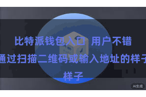 比特派钱包入口  用户不错通过扫描二维码或输入地址的样子