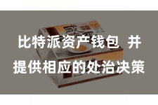 比特派资产钱包  并提供相应的处治决策